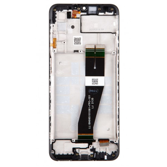 LCD SAMSUNG A03S CON MARCO FLEX NEGRO