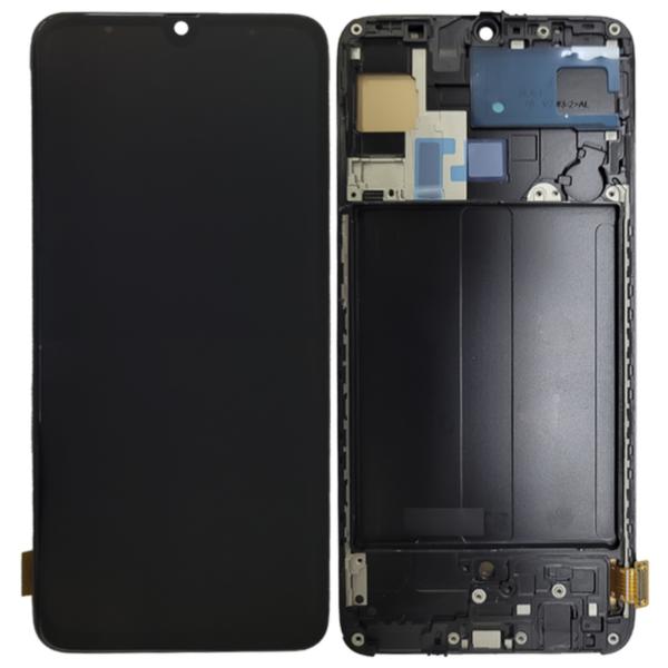 LCD SAMSUNG A70 CON MARCO ORIGINAL